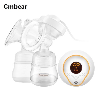 LCD screen  silicone flange  Breast pump double breast milk pumping rechargeable