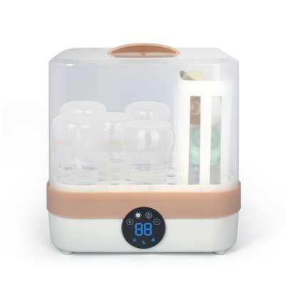 Cmbear 2 in 1 baby bottle steam sterilizer and dryer high capacity 6 bottles