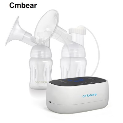 Cmbear Two motors breast pump BPA free built in two motors electrical double breast pump