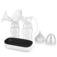 mobile bluetooth electric breast pump double pumping bottle