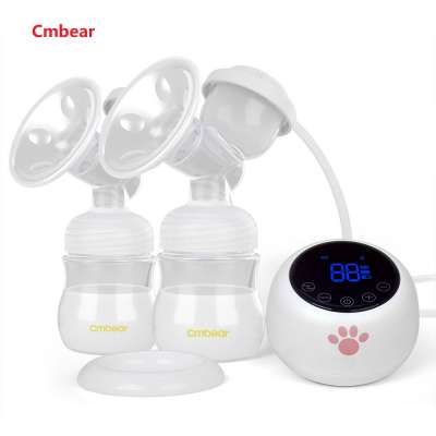 cmbear BPA free baby care breast feeding breast pump  double bottles Bilateral breast pump